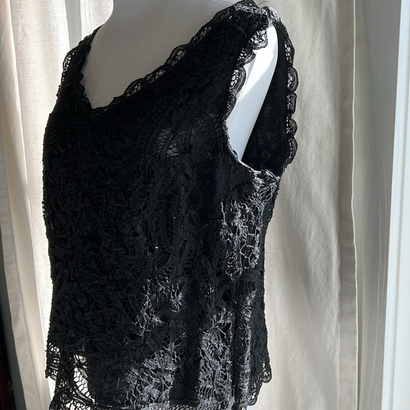 Vintage Carole Little Lace blouse - Picture 3 of 12